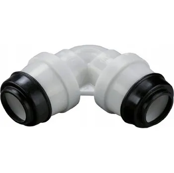 kanalizace ISO koleno pro PE POM trubky DN 40 90 st. (6420)