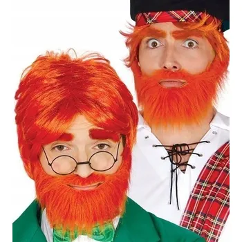 Karnevalová paruka Guirca paruka krátké hnědé vlasy