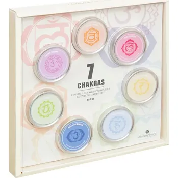 Svíčka Sada 7 čakrových vonných svíček - 48g