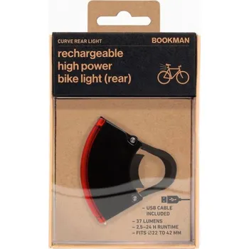 Cyklosvítilna Zadní světlo BOOKMAN Curve barva Black