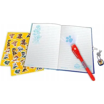 Zápisník Zápisník A5 Kids Euroswan Tlapková patrola, vícebarevný