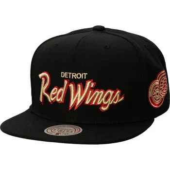 Kšiltovka Mitchell & Ness Pánská kšiltovka Detroit Red Wings NHL Cream Script Snapback