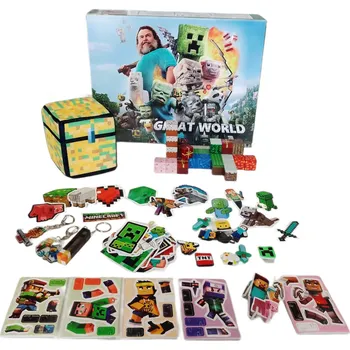 ostatní stavebnice Toybit Minecraft magnetická stavebnice 7v1 30 dílků