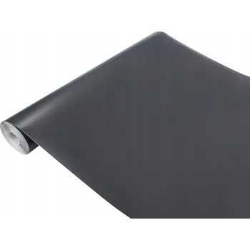 Tapeta Samolepicí Fólie na dýhu na nábytek, ŠEDO-ČERNÁ MATNÁ, 45 cm, Renovace nábytku