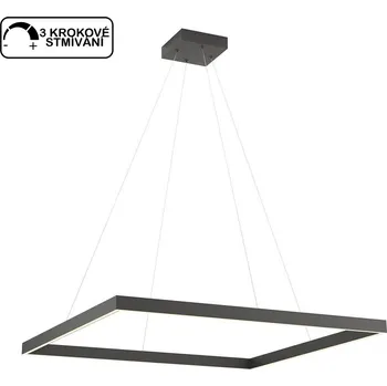 Nástěnné svítidlo Světla a lustry REDO GROUP Černé závěsné světlo na lanku Redo FEBE 01-2909/ LED 50W/3000K-4000K Barva světla: 4000K