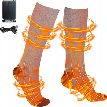 Pánské oblečení 5000 mAH VYHŘÍVANÉ PONOŽKY ELEKTRICKÉ ZIMNÍ OHŘÍVAČE