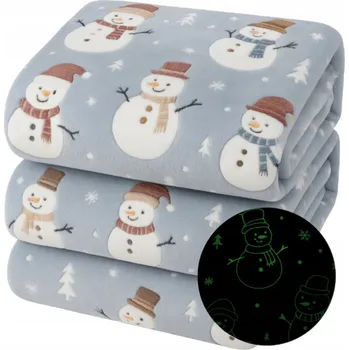 deka Deka MAKOIA 200 x 150 cm modrá vánoční