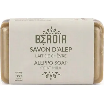 Mýdlo BEROIA Mýdlo ALEPPO s kozím mlékem, olivovým olejem a vavřínovým olejem, Sýrie, 100 g