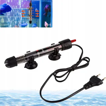 Přímotop MINI OHŘÍVAČ S TERMOSTATEM DO AKVÁRIA 300W REGULOVATELNÝ OHŘÍVAČ VODY