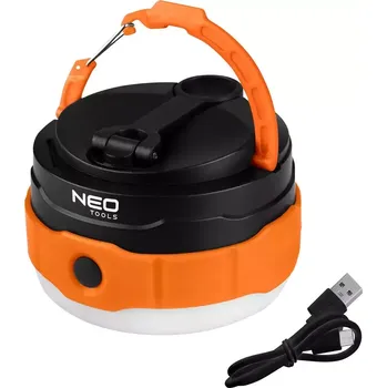 Svítilna NEO lampa kempingová 3v1, 500lm, USB-C, 99-118