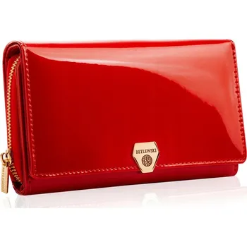 Peněženka Betlewski peněženka z pravé kůže červená BPD-VS-513 - dámská