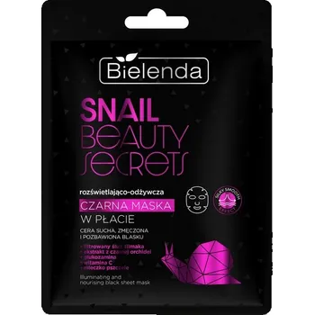 Pleťová maska Bielenda Snail Beauty Secrets vyživující plátýnková maska pro unavenou pleť 1 ks