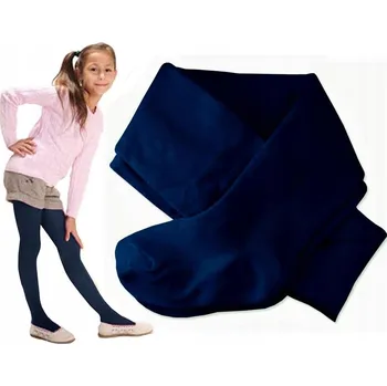 Dětská móda YOCLUB dětské punčocháče modré bavlna velikost 104