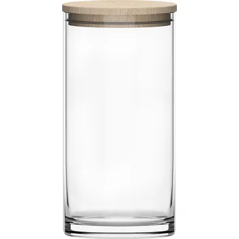 Dóza na potraviny Skleněná dóza na potraviny Trend Glass Inga Eco 880 ml