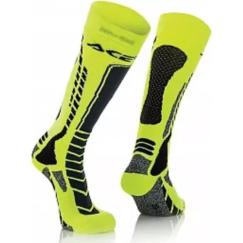 Pánské ponožky ACERBIS MX-PRO podkolenky černá/fluo