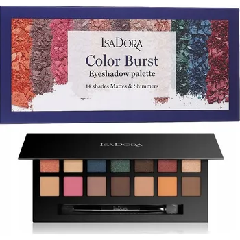 Oční stíny Paletka očních stínů IsaDora Color burst