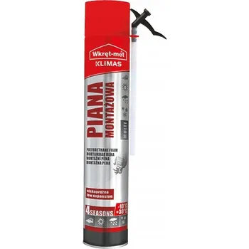 Montážní pěna MONTÁŽNÍ PĚNA PMWWS-750 ZIMNÍ SUBZERO 750 ml WKRĘT-MET KLIMAS