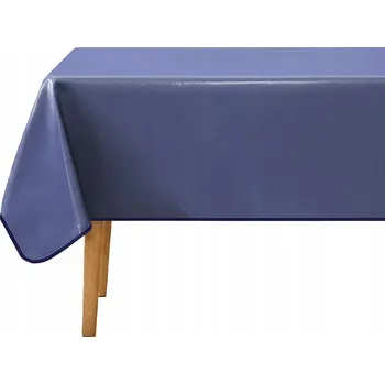 ubrus Dekorativní ubrus odolný proti skvrnám, tmavě modrý, na stůl do domu i zahrady, rozměr 150x220 cm