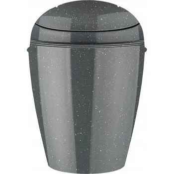 Odpadkový koš ODPADKOVÝ KOŠ DEL XS, 2 L, 24 x 16,5 CM, ŠEDÝ, KOZIOL