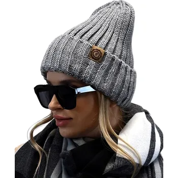 Čepice Alur zimní čepice beanie šedá, univerzální velikost
