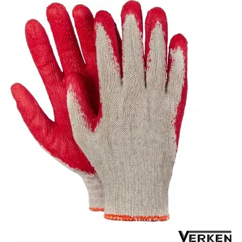 Pracovní rukavice Pracovní Rukavice Zimní Zateplené Kožené Verken WampWR Latex vel. 10, 10 párů