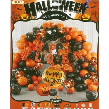Balónek Sada balónků pro balónkovou girlandu na Halloween 82ks