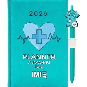 Kalendář Knižkový kalendář 2026 A5 FunnyCase zelený