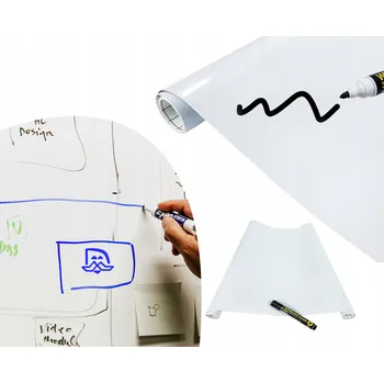 Tapeta Samolepicí fólie na nábytek Bílá tabule stíratelná 90cm