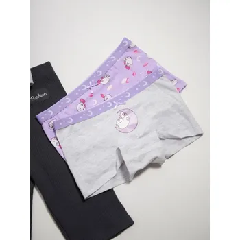 Dívčí spodní prádlo Sinsay - Sada 2 boxerek Pusheen the Cat - vícebarevná - 981GG-MLC - 981GG-MLC-U14