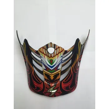 Helma na motorku SCORPION VX-17 AIR CALAVERA kšilt červený