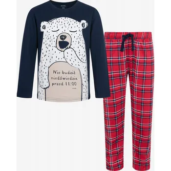 Chlapecké pyžamo Chlapecké zimní pyžamo dětské bavlna velikost 140 | Endo