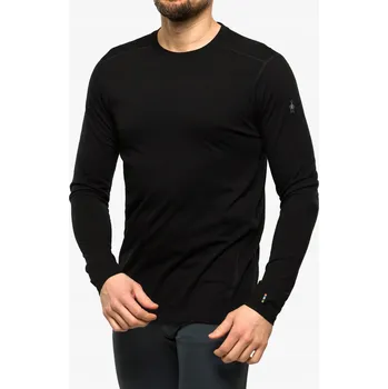 Pánské termoprádlo Smartwool Classic Merino Base Layer LS termo Mikina Boxed - černá XXL