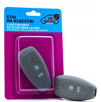 Silikonové pouzdro na klíče Ford šedé - EPKC14 CARSAFETY