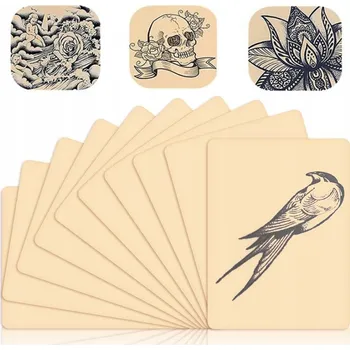 Tetování UMĚLÁ KŮŽE PRO TRÉNINK TETOVÁNÍ 10X TRÉNINK TETOVÁNÍ