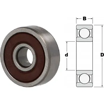 Kuličkové ložisko 6001 2RS_C3_CHL