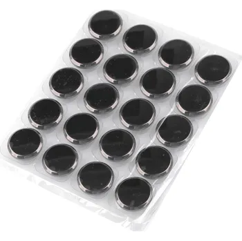 Knoflík Kovový knoflík velikost 40" Varianta: 3 nikl černý lesk, Balení: 20 ks