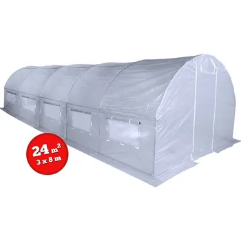 Fóliovník Home & Garden Zahradní foliovník 3x8m - 24m2 bílý