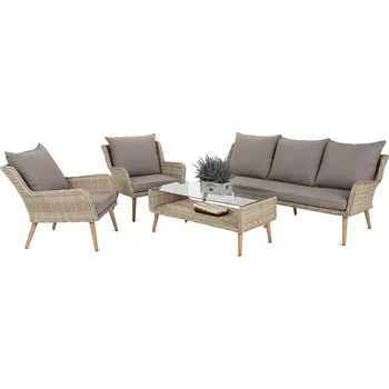 Zahradní pohovka Almeria Beige / Beige Melange