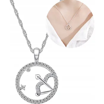 Náhrdelník Stříbrný dámský náhrdelník stříbro znamení zvěrokruhu střelec stříbro o ryzosti 925