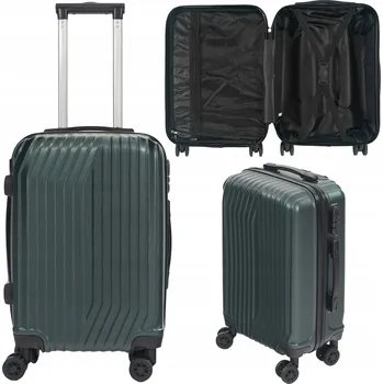 PALUBNÍ KUFR NA KOLEČKÁCH 34 L Příruční Zavazadlo ABS Tvrdý Lehký