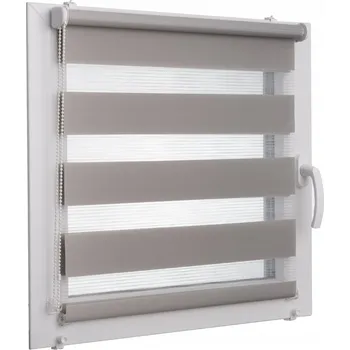 Roleta VOPPI ROLETA DEN A NOC 33x230 CM ŠEDÁ