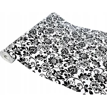 Tapeta Samolepicí Fólie Dekorativní dýha na nábytek PVC ORNAMENT Bílá 67x50cm