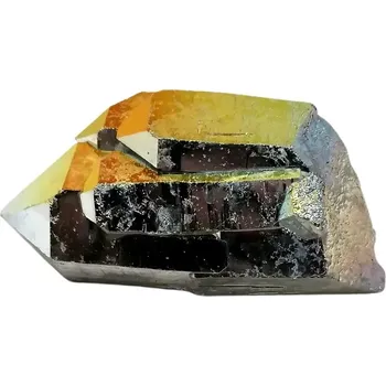 Křišťál galvanizovaný drůza 77 g – duhový andělský kámen energie a harmonie