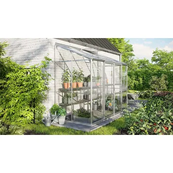 Skleník VITAVIA GARDEN Skleník VITAVIA IDA 3300 čiré sklo 3 mm stříbrný LG4639