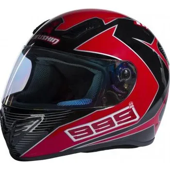 Helma na motorku Integrální motocyklová přilba Marushin 999 RS ET Fundo červená Velikost: XXL