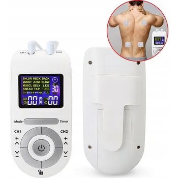 IP kamera ELEKTROSTYMULATOR TENS EMS MASÁŽNÍ PŘÍSTROJ 40 ÚROVNÍ VÝKONU SADA XXL