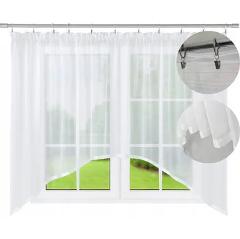 Záclona Klasická voálová záclona 300 cm x 150 cm