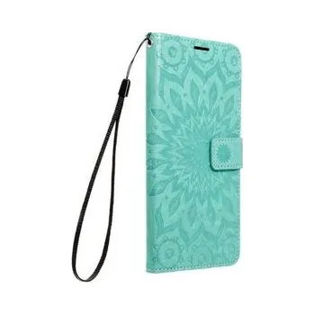 Pouzdro na mobilní telefon Pouzdro MEZZO Book pro SAMSUNG S25 FE mandala zelené - OEM + zdarma možnost vyzkoušet a vrátit zboží do 30 dní