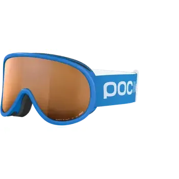 Sjezdové lyžování POC POCito Retina dětské lyžařské brýle Fluorescent Blue/Partly Sunny Light Orange