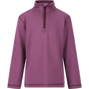 Chlapecká mikina Dětská mikina ZigZag Irwin ½ Zip Midlayer velikost 128 dark purple